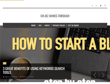 Tablet Screenshot of em-dc.com